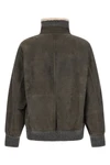 brunello cucinelli jacket in soft lambskin has a structured silhouette