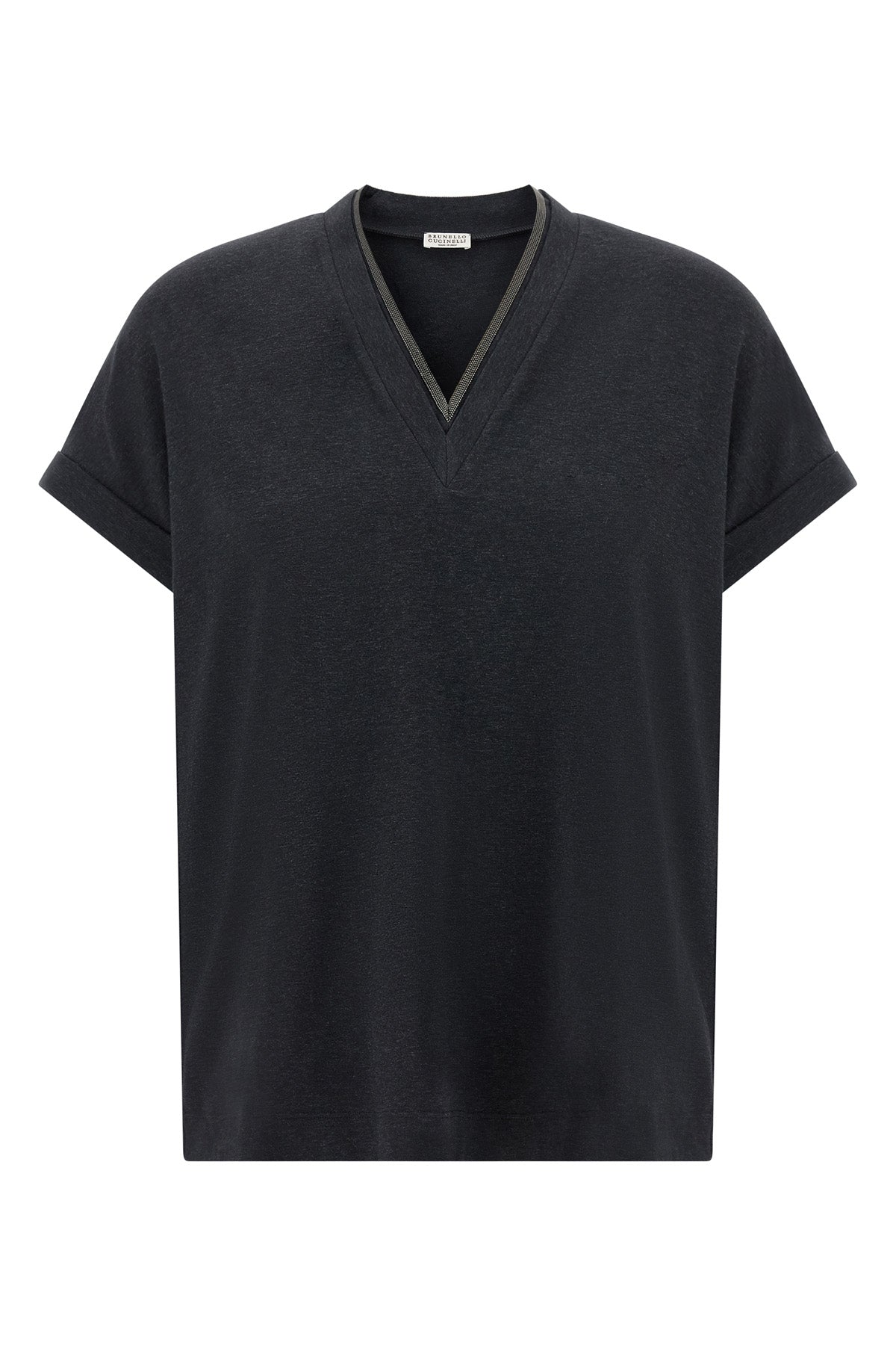 BRUNELLO CUCINELLI L stretch mélange cotton t-shirt