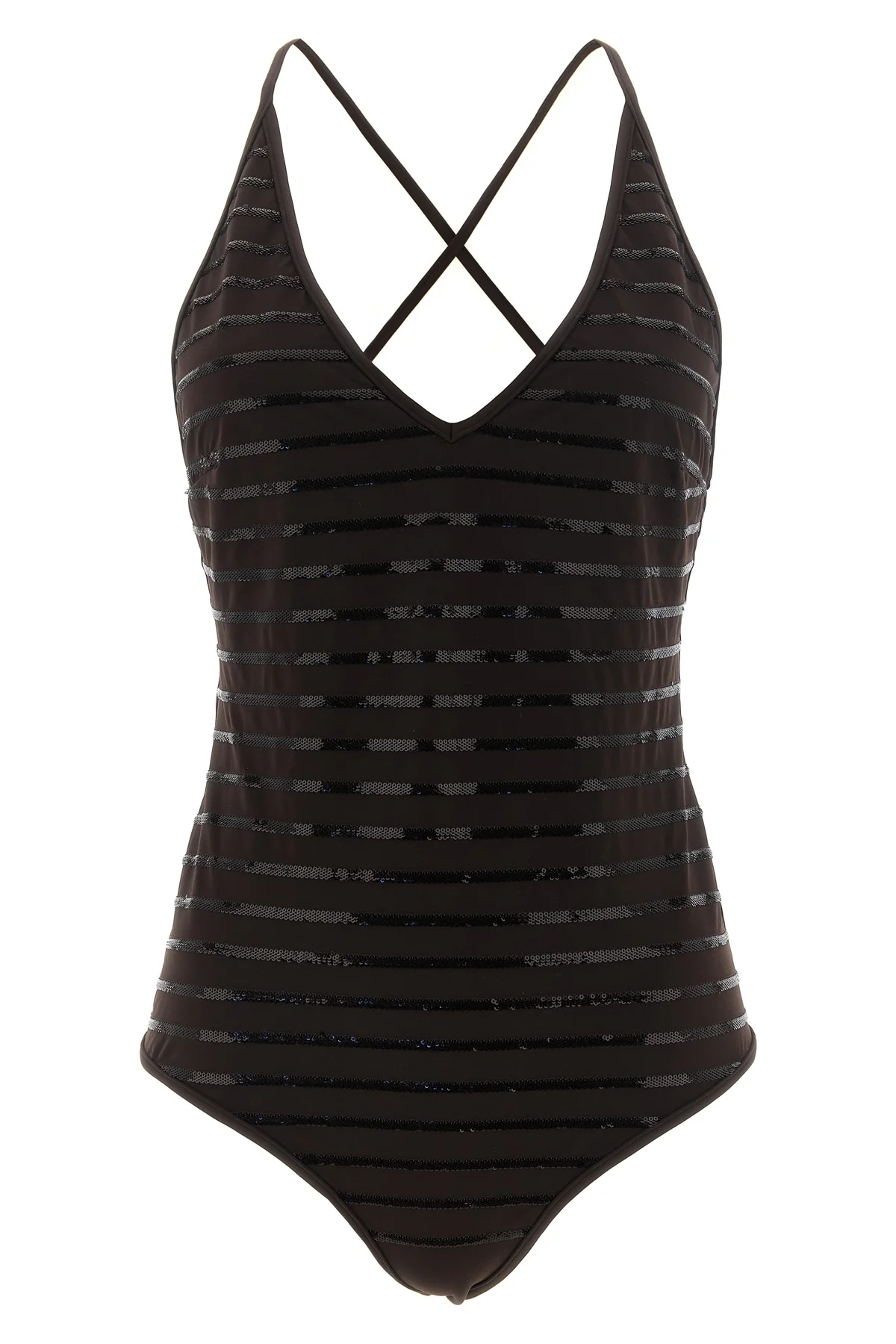 the brunello cucinelli one-piece swimsuit redefines beachwear through a meticulo