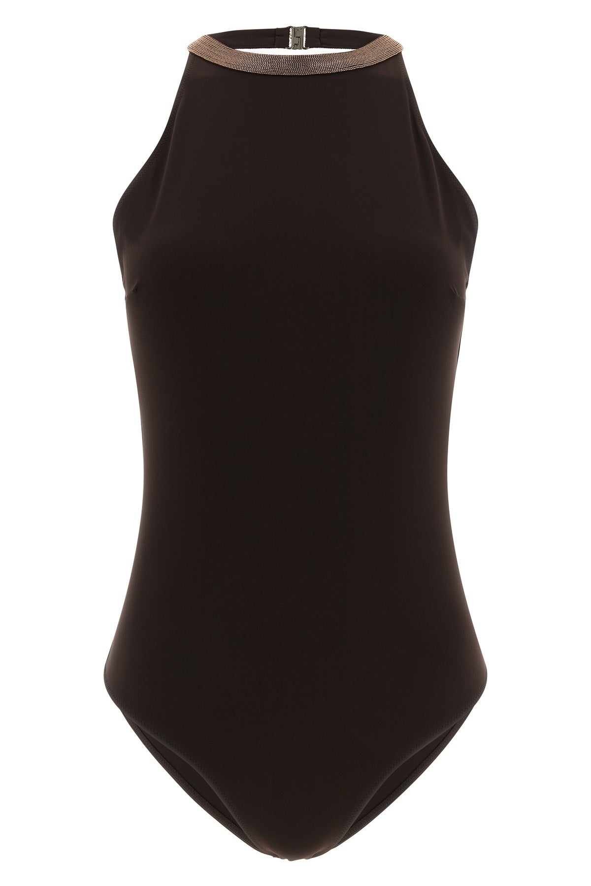 BRUNELLO CUCINELLI 38 one-piece swimsuit in techno jersey