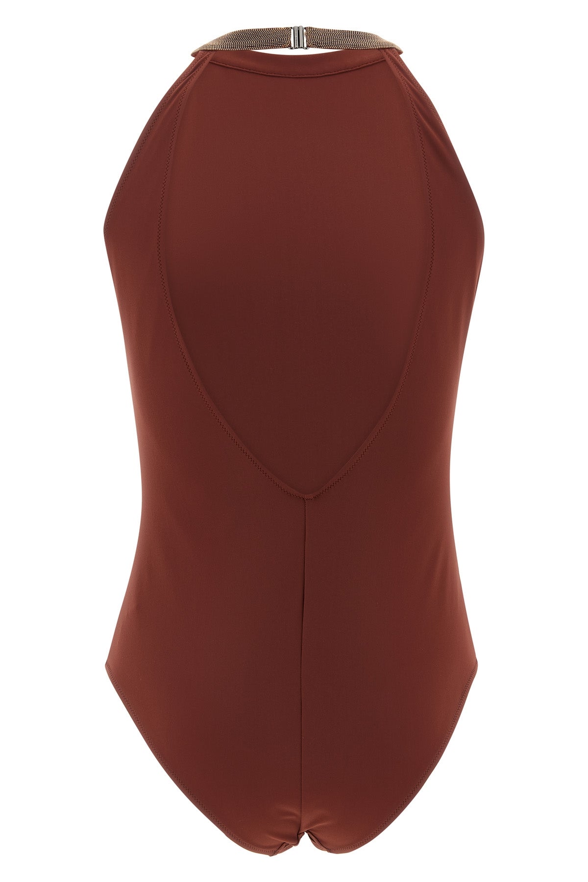 BRUNELLO CUCINELLI 38 one-piece swimsuit in techno jersey