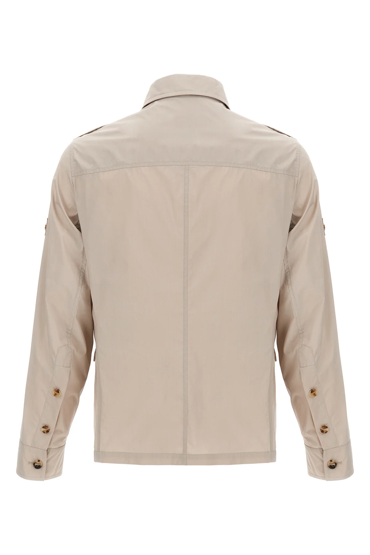 unlined water-repellent techno cotton light canvas jacket