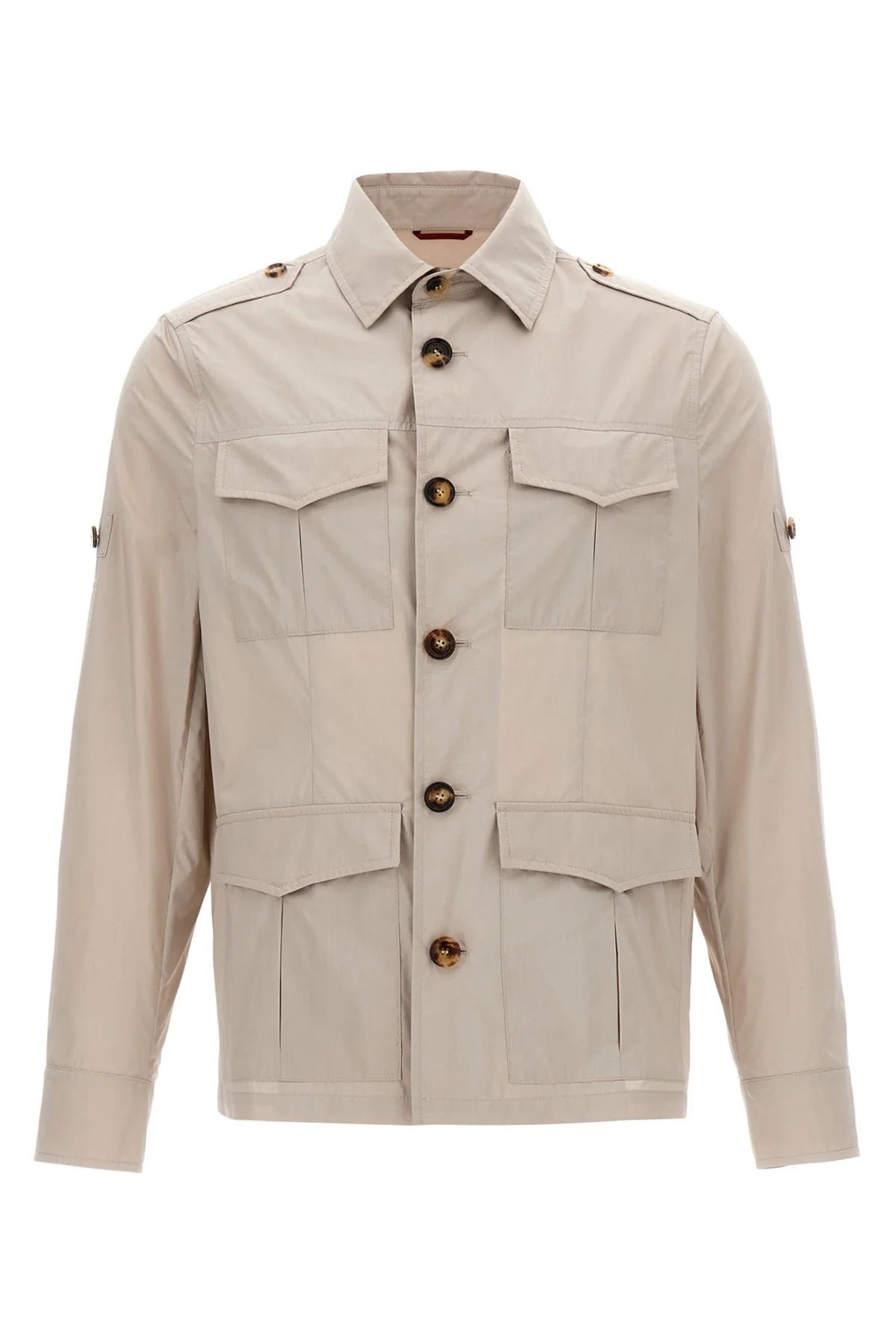 unlined water-repellent techno cotton light canvas jacket