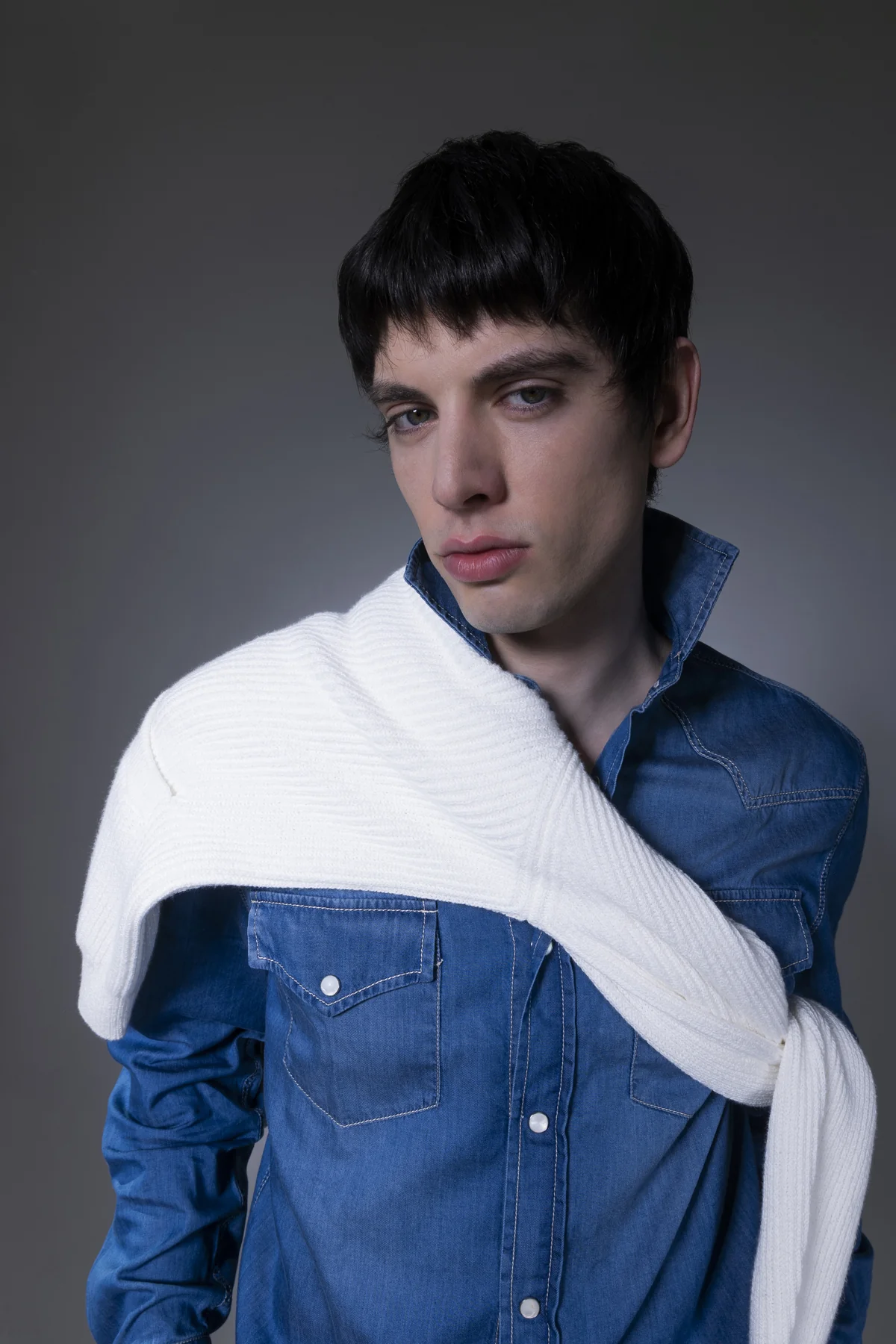 texan cotton denim shirt