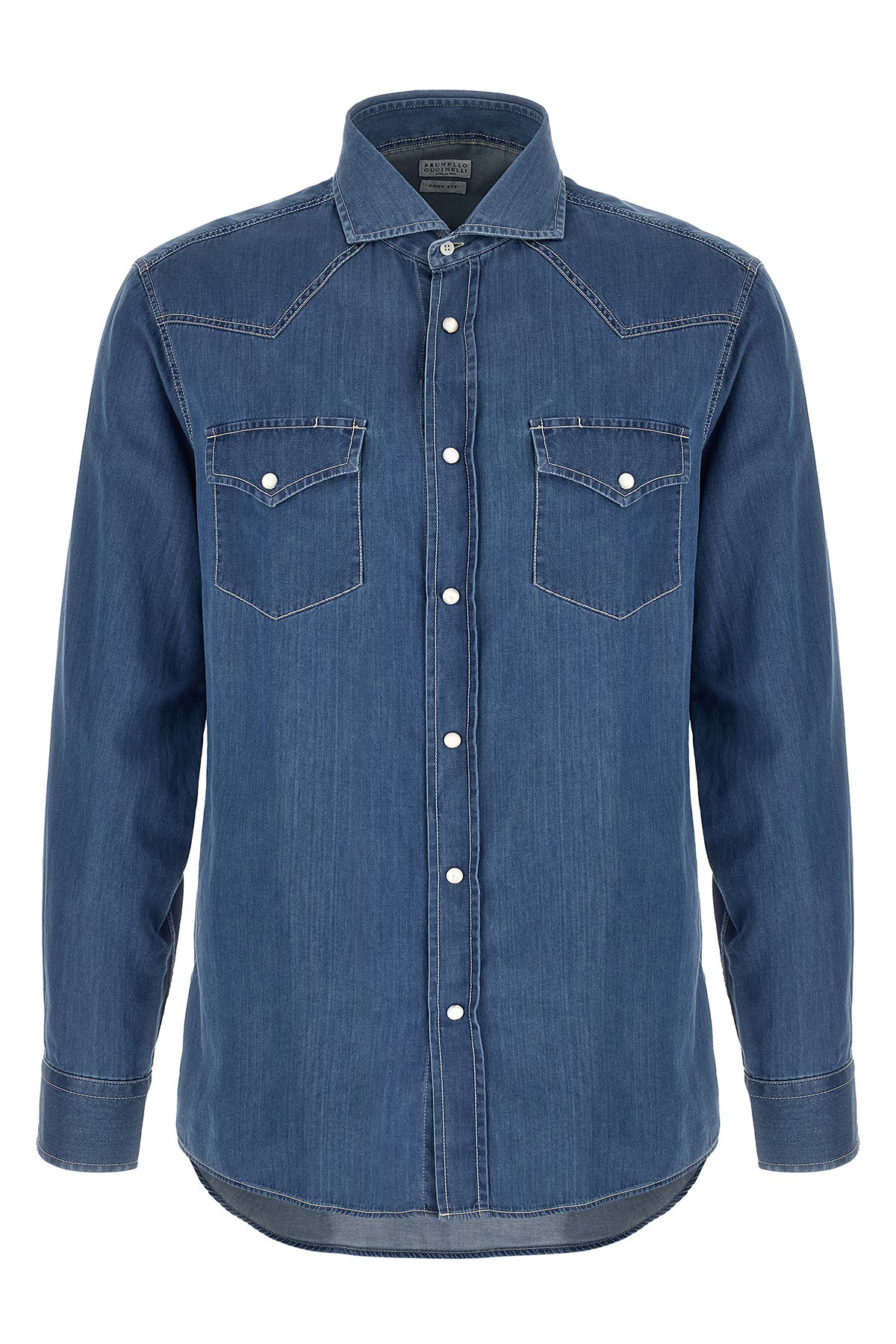 texan cotton denim shirt