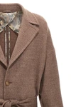 single-breasted unlined wool coat