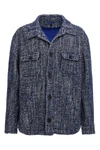 chevron wool blend jacket