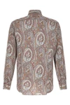 all-over floral paisley floral satin shirt