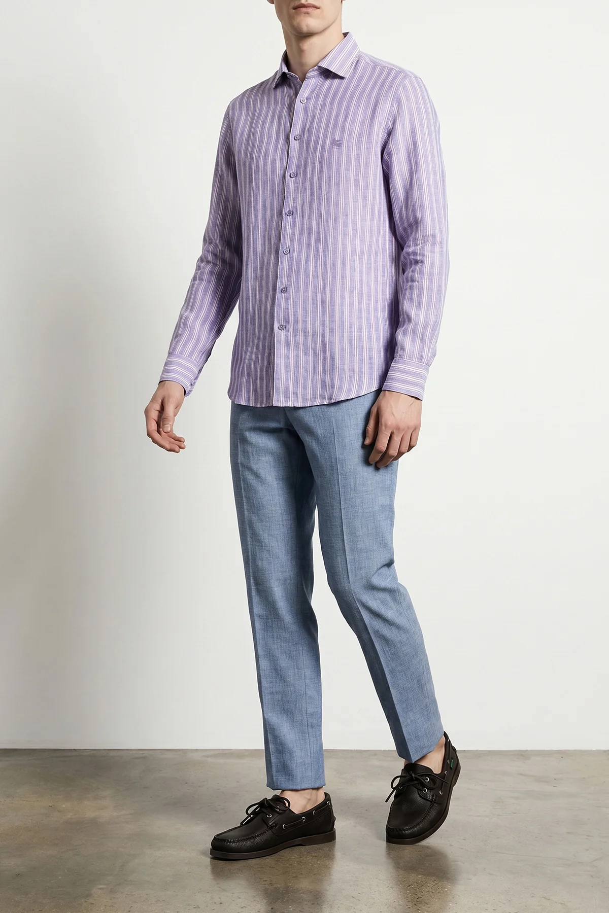 ETRO 39 cm linen shirt
