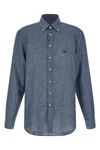 mélange linen shirt