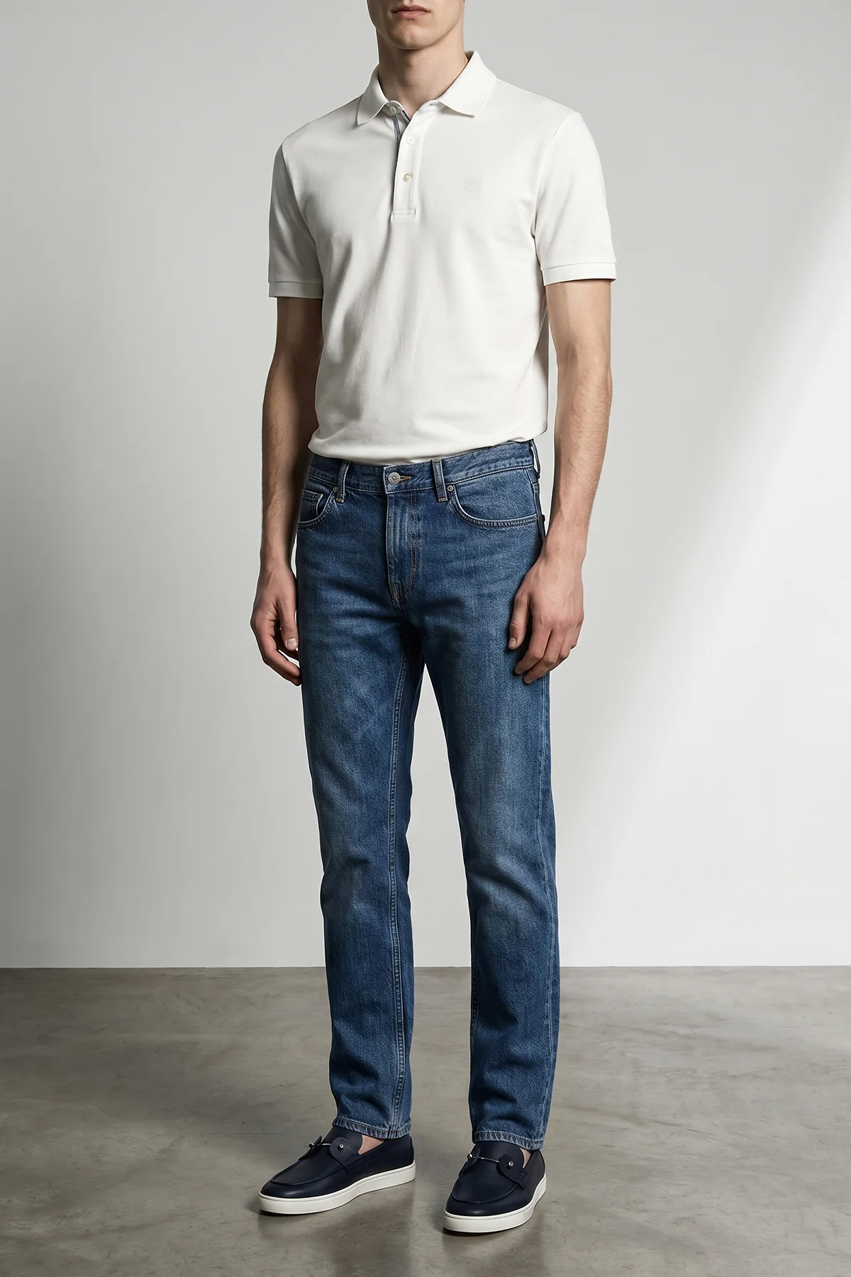 ETRO M piqué cotton polo shirt
