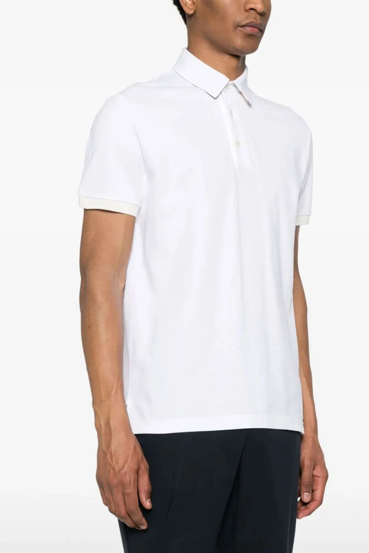 ETRO XXL piqué cotton polo shirt