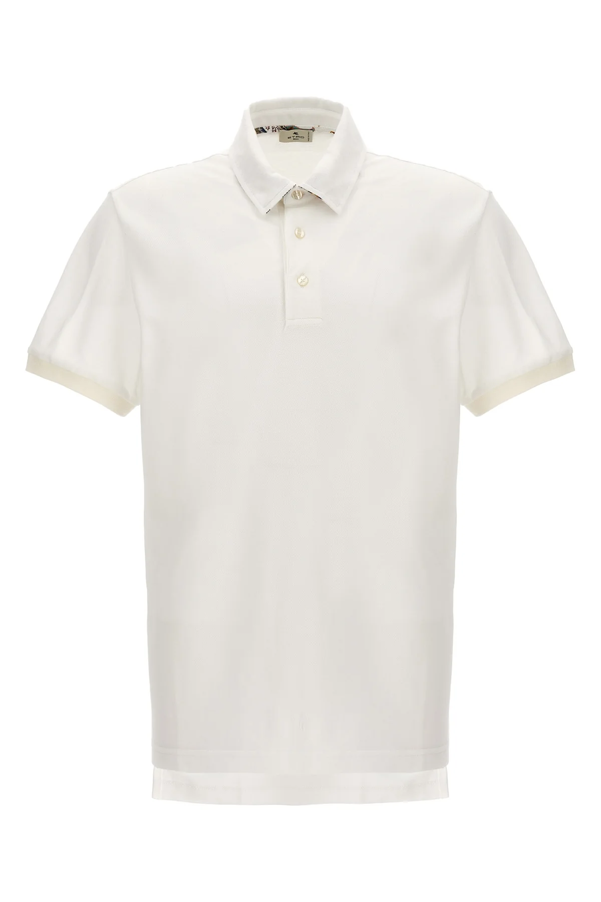 ETRO XXL piqué cotton polo shirt