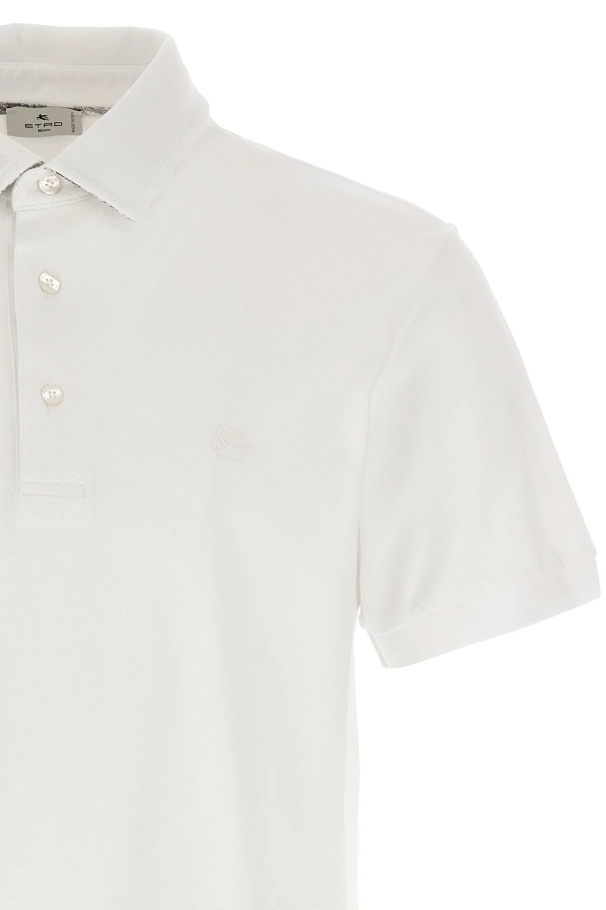 piqué cotton polo shirt