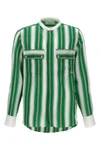 cadence viscose silk blend shirt