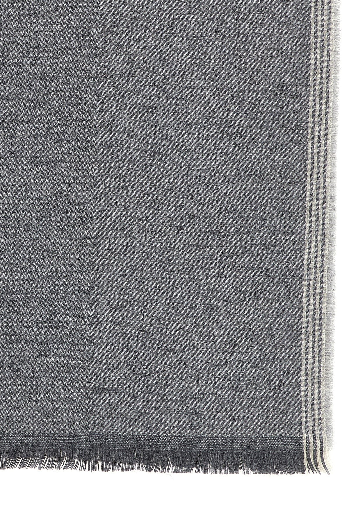 the diagonally woven brunello cucinelli scarf