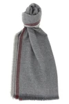 the diagonally woven brunello cucinelli scarf