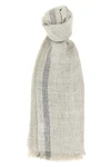 bouclé weave linen scarf