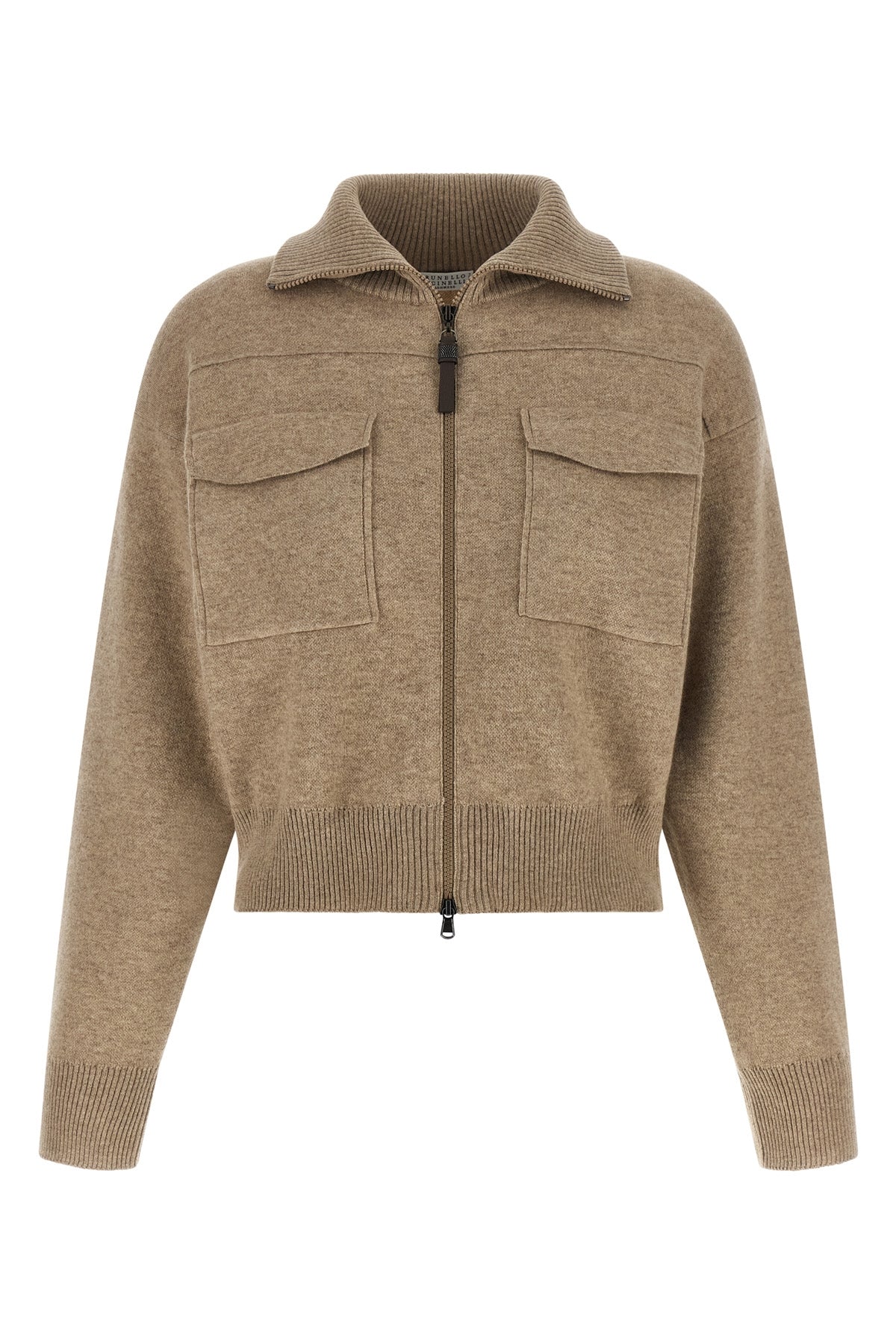 BRUNELLO CUCINELLI M crop wool cardigan