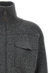 crop wool cardigan