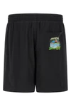jacquard monogram silk bermuda shorts