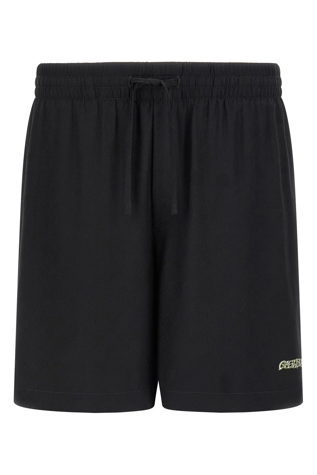 CASABLANCA L jacquard monogram silk bermuda shorts