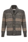 brunello cucinellis nordic jacquard cardigan