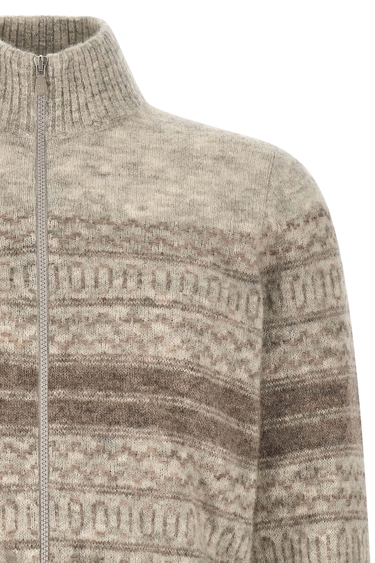 brunello cucinellis nordic jacquard cardigan