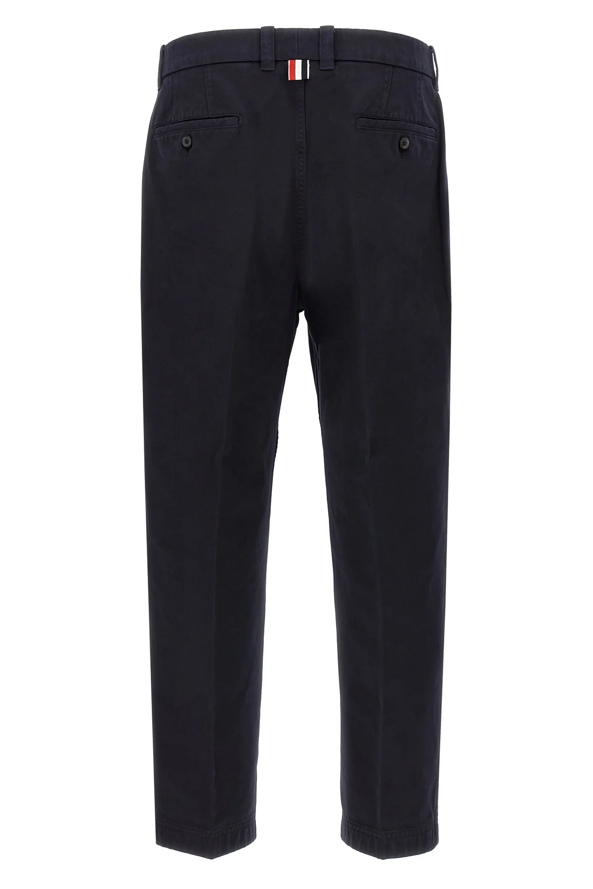 THOM BROWNE 3 utility trousers in garment-dyed cotton twill