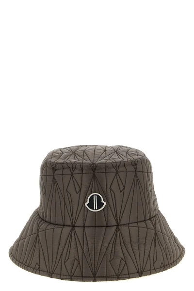 moncler + rick owens bucket hat in saison longue