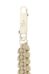 moncler + rick owens hiking rope keyring in woven rope and snap hook