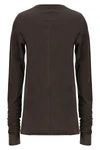 moncler + rick owens t-shir girder t in stretch cotton jersey