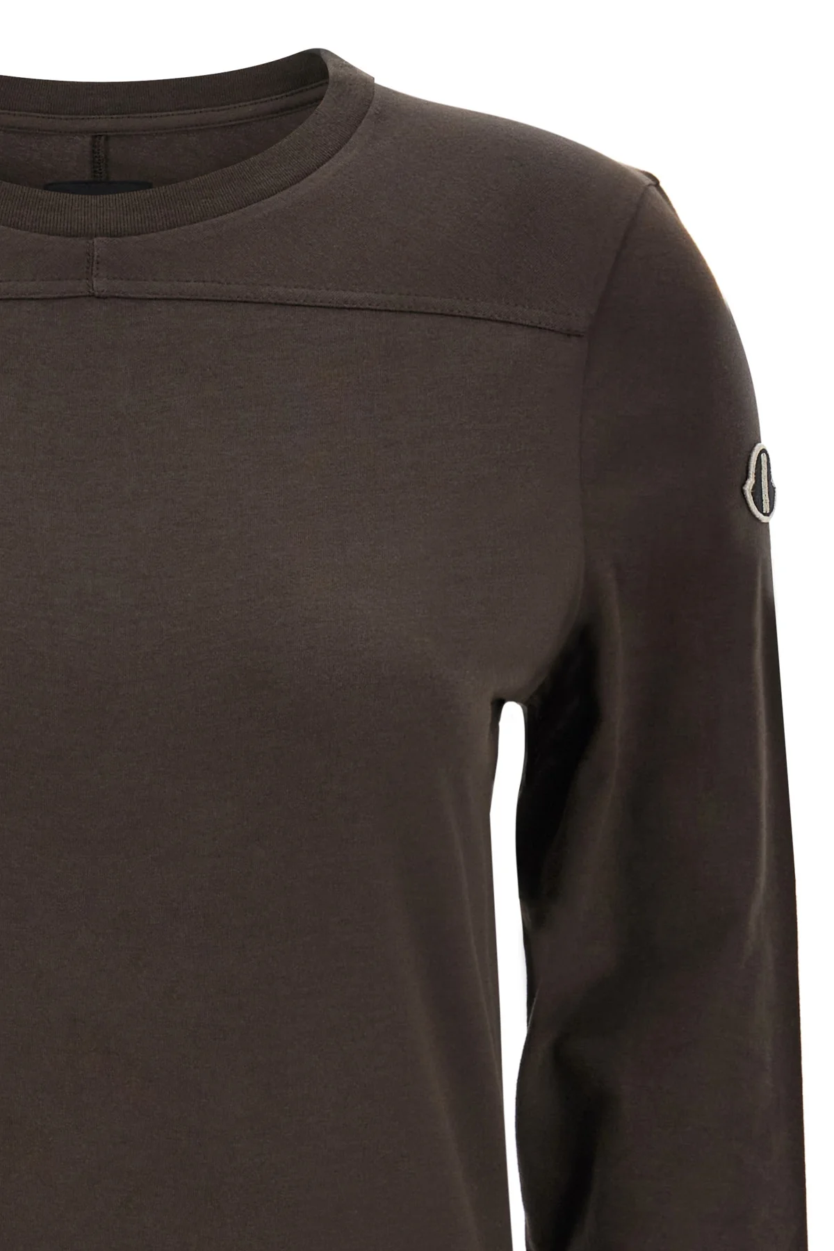 moncler + rick owens t-shir girder t in stretch cotton jersey