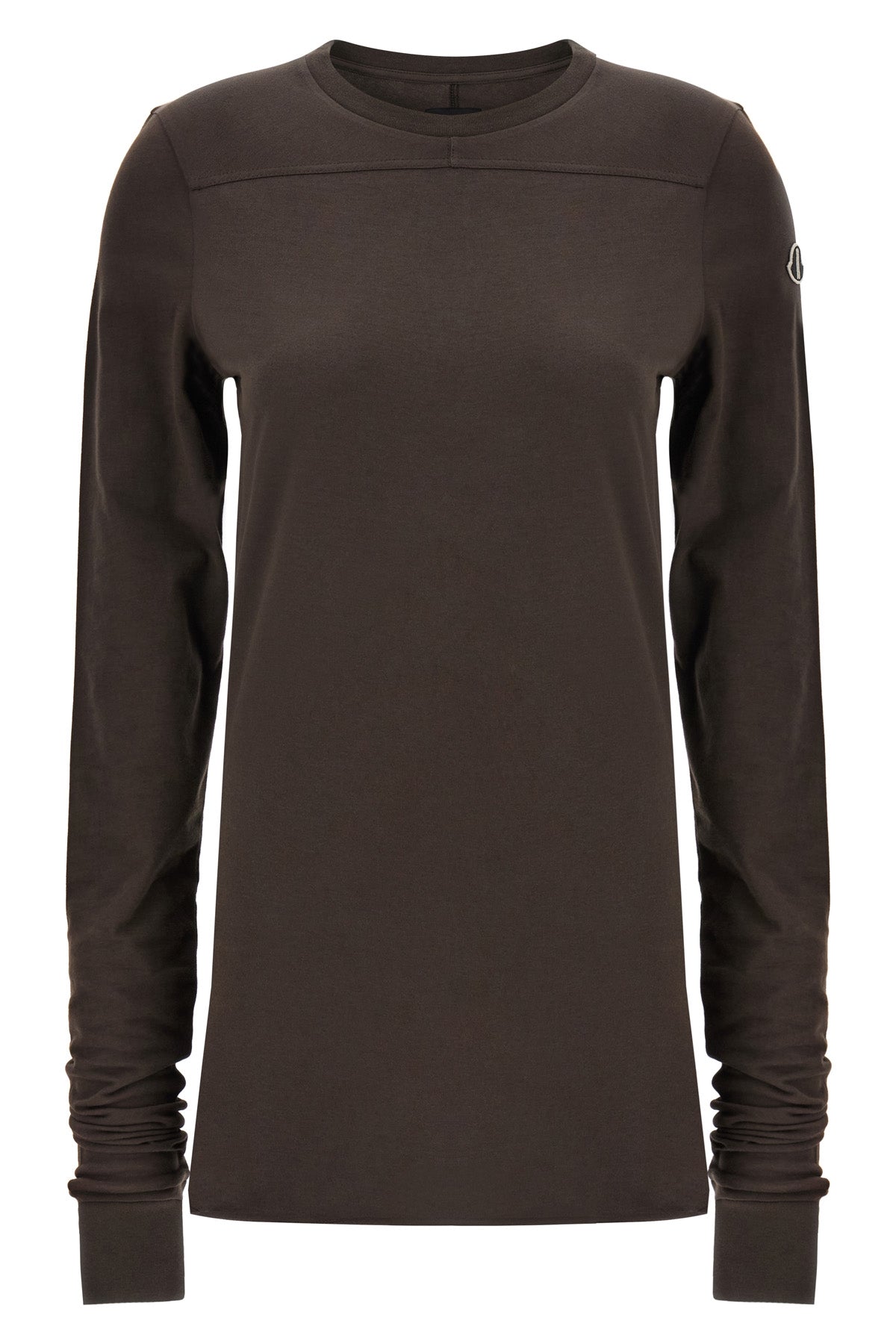 RICK OWENS S moncler + rick owens t-shir girder t in stretch cotton jersey