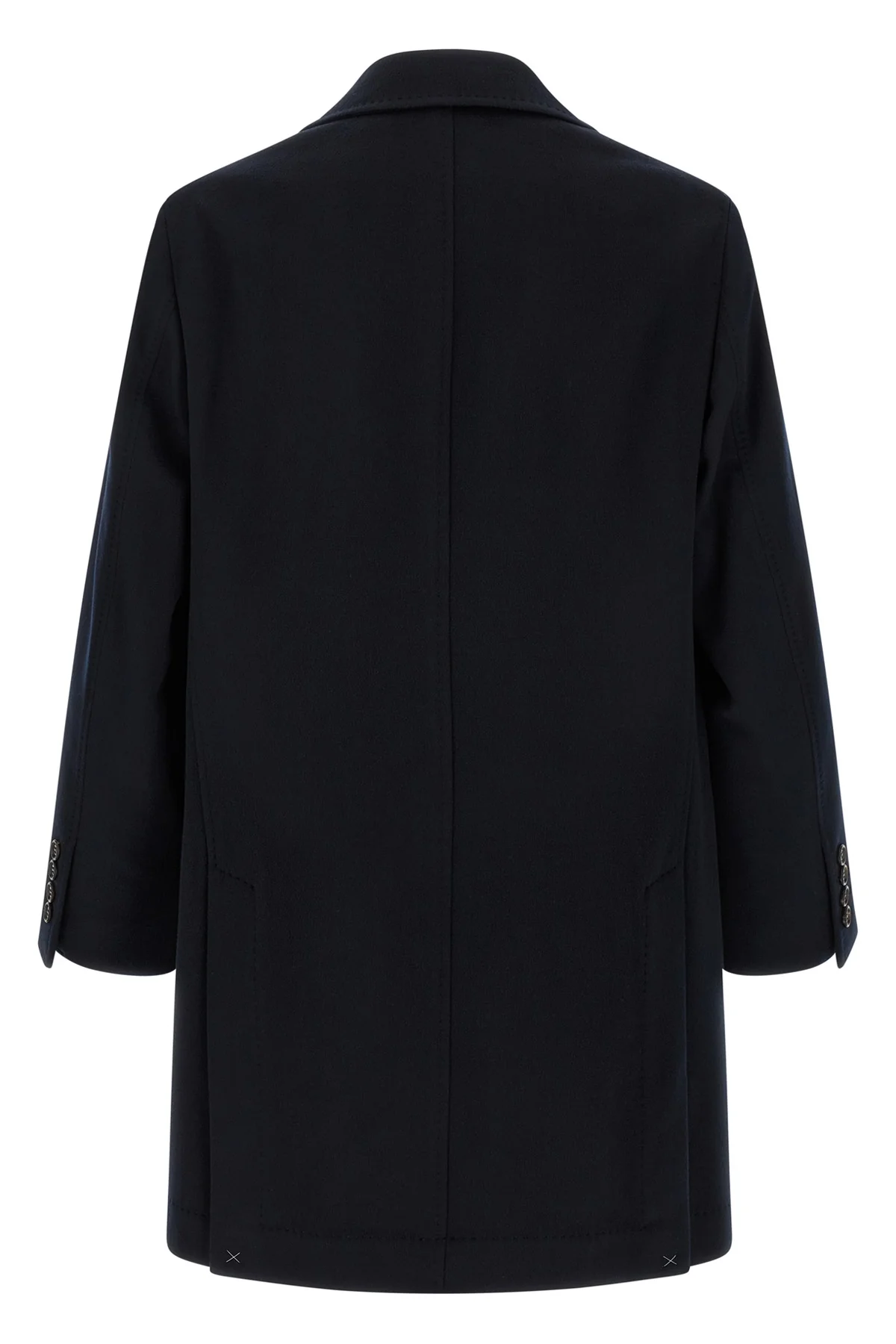 brunello cucinelli coat in light virgin wool cloth