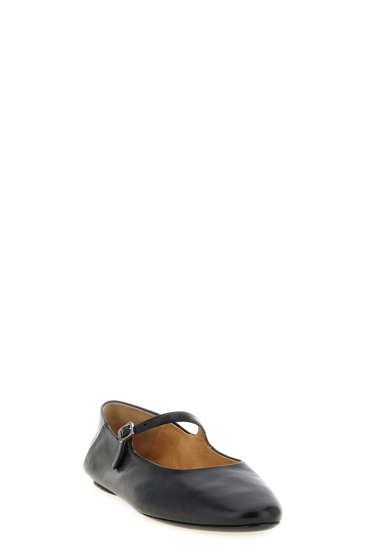 strascico ballet flats in shiny smooth leather