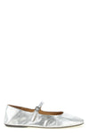strascico ballet flats in rag laminated leather