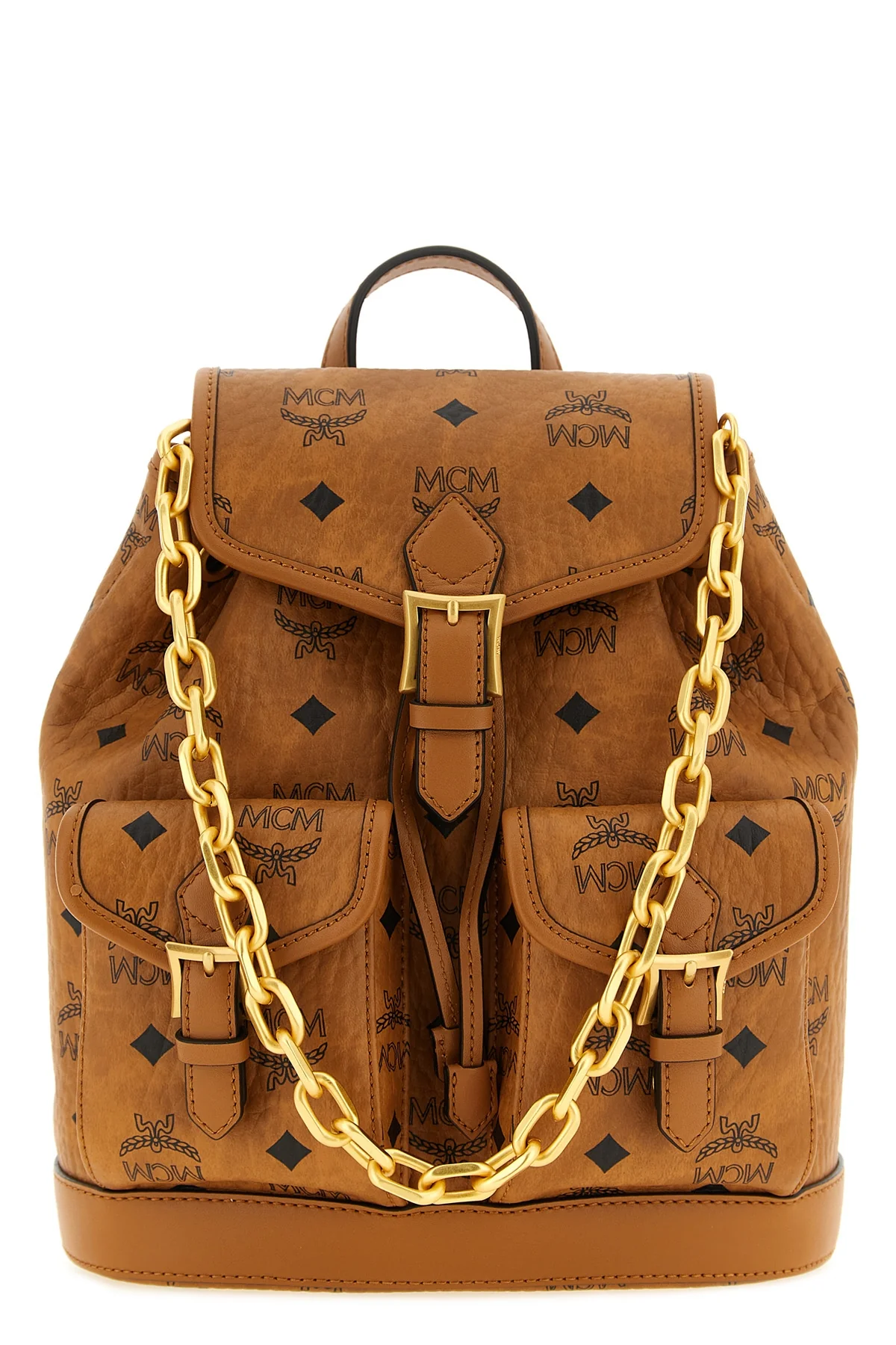 MCM OS the mcm aren mini backpack redefines the codes of contemporary leather goods t