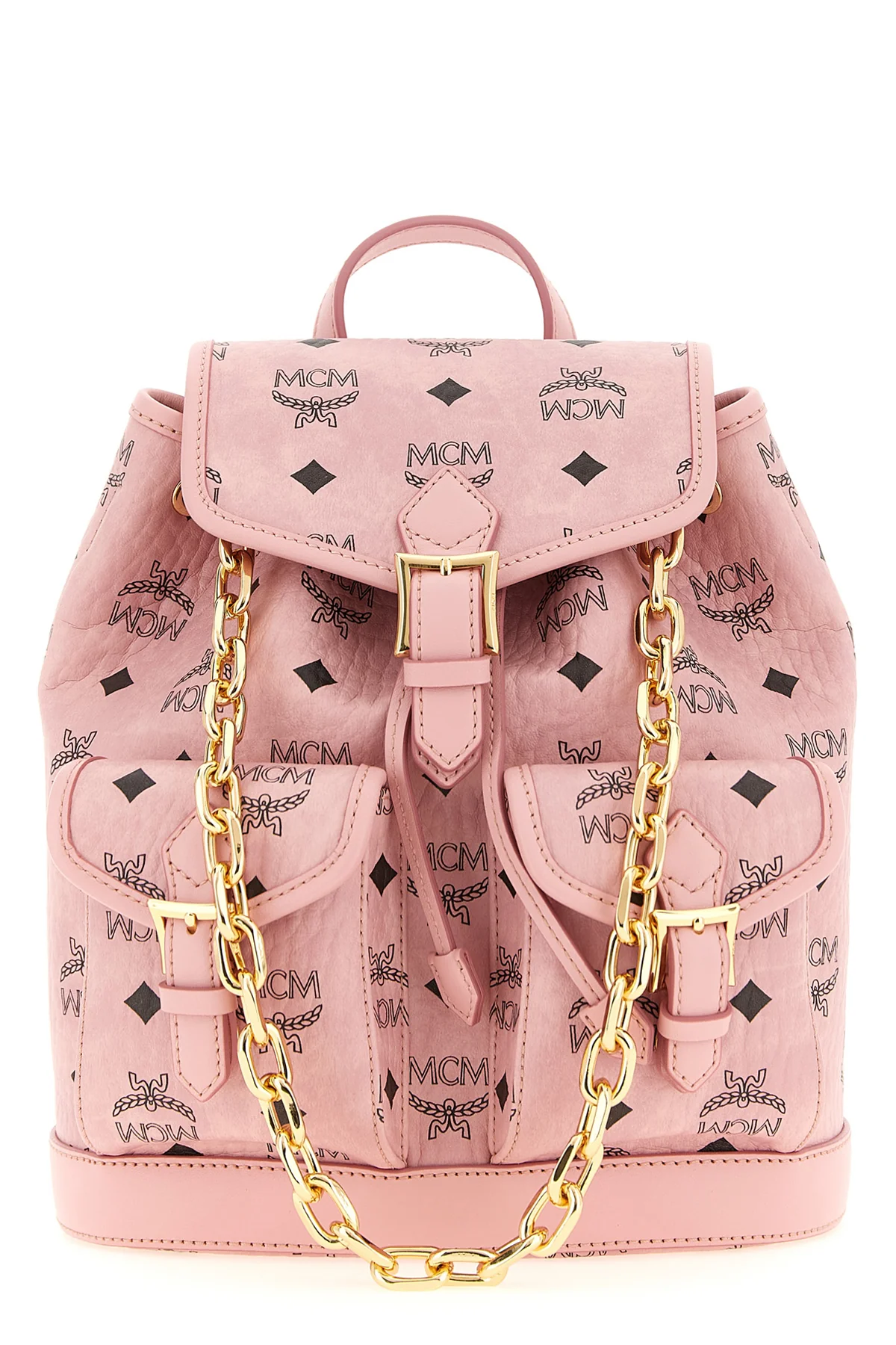 MCM OS the mcm aren mini backpack redefines the codes of the daily accessory through