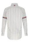 the thom browne wide-striped yarn-dyed poplin shirt