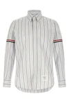 the thom browne wide-striped yarn-dyed poplin shirt