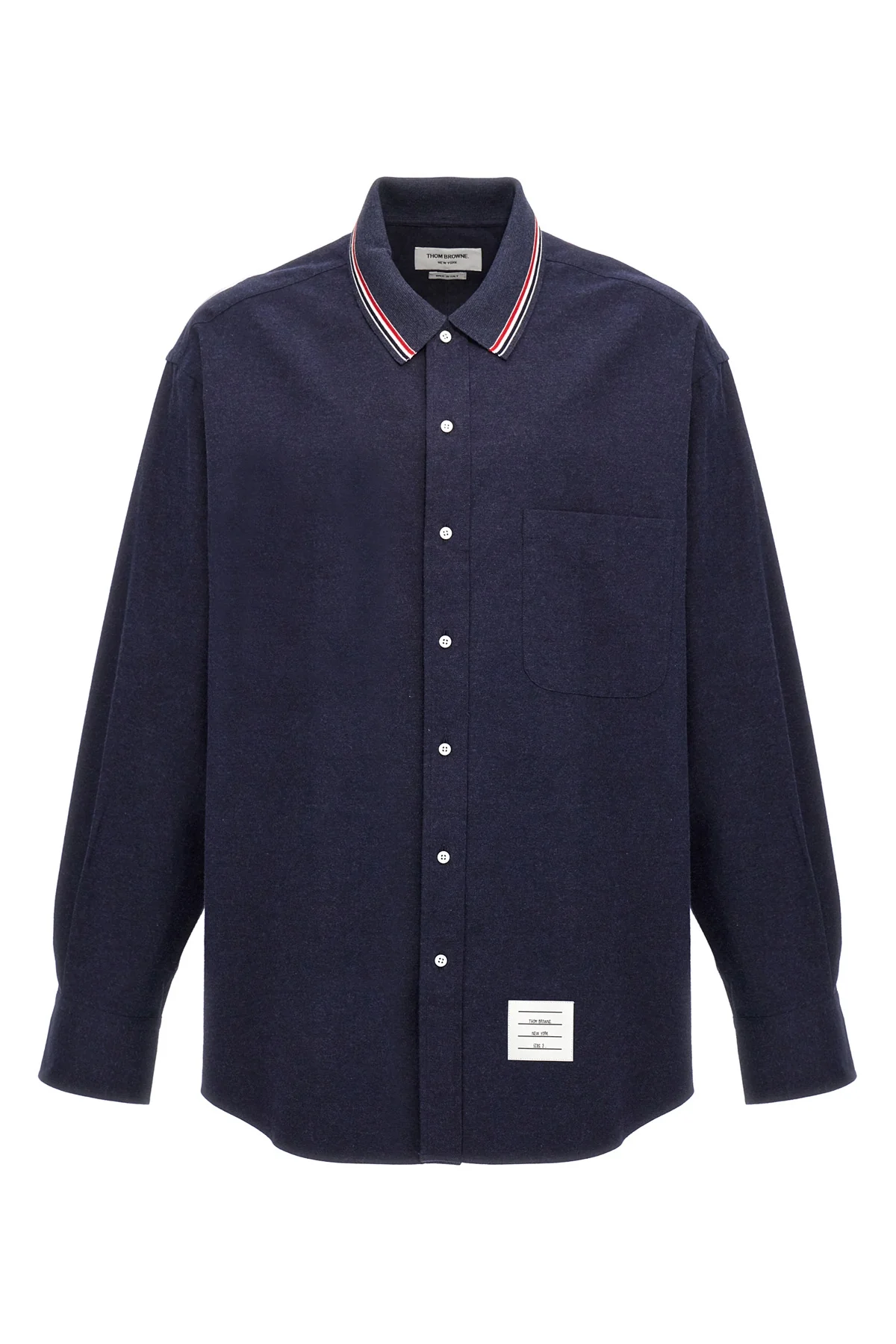 THOM BROWNE 2 cotton flannel shirt