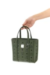 toni mini shopping bag in visetos monogram canvas and tassel
