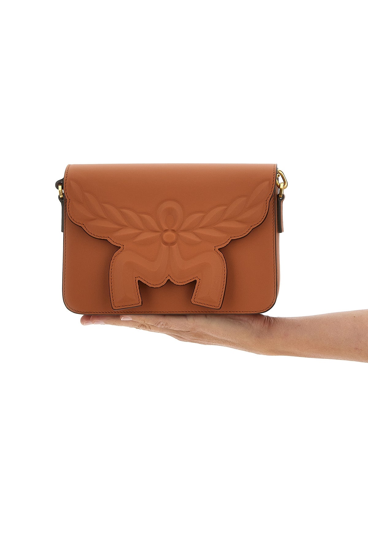 MCM OS himmel leather crossbody bag