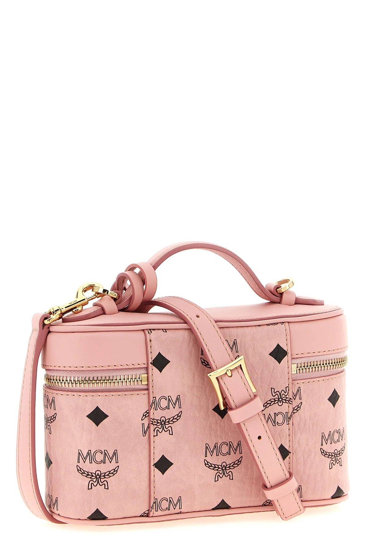 aren vanity case handbag in visetos monogram canvas