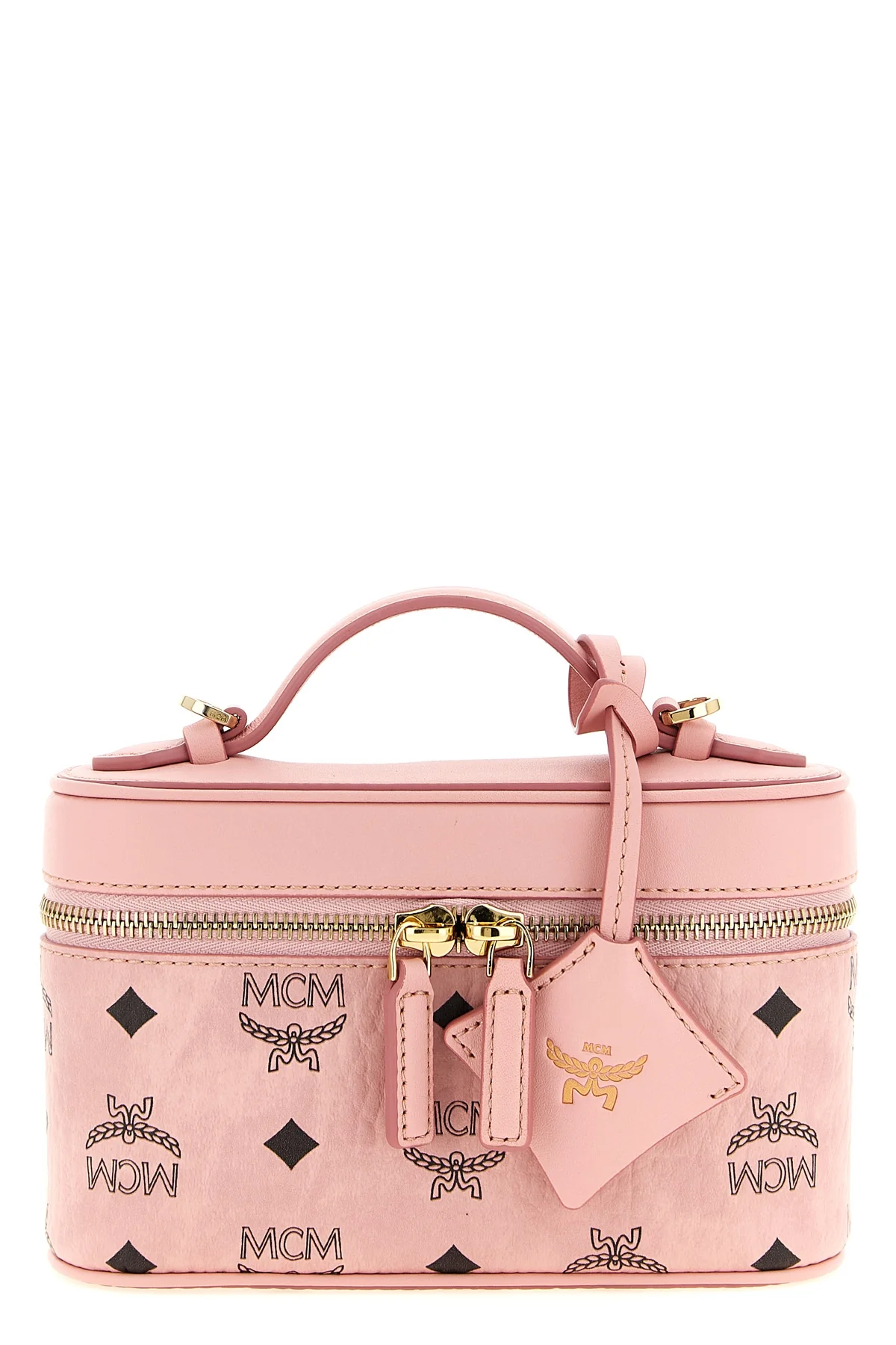 aren vanity case handbag in visetos monogram canvas