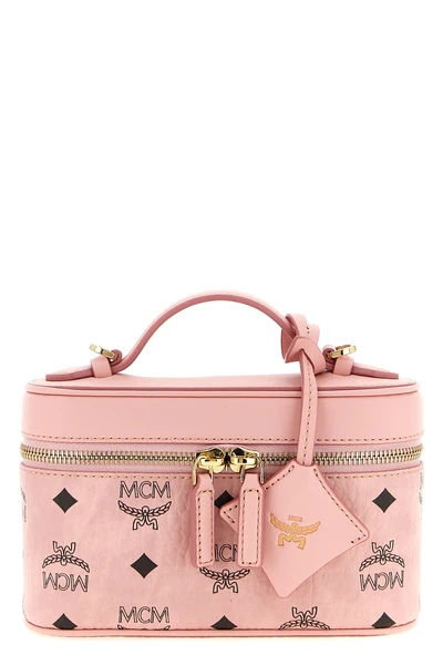aren vanity case handbag in visetos monogram canvas