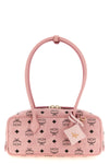 the small mcm aren east west shoulder bag is distinguished by a structured eas