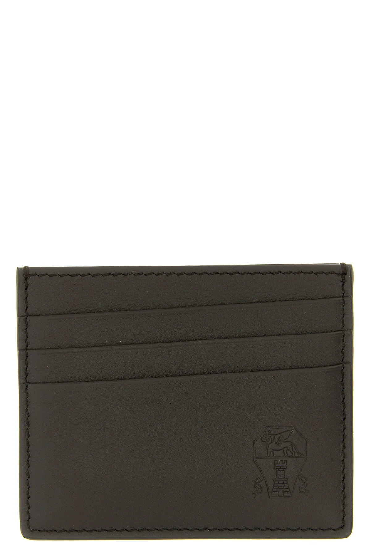 BRUNELLO CUCINELLI OS leather card holder