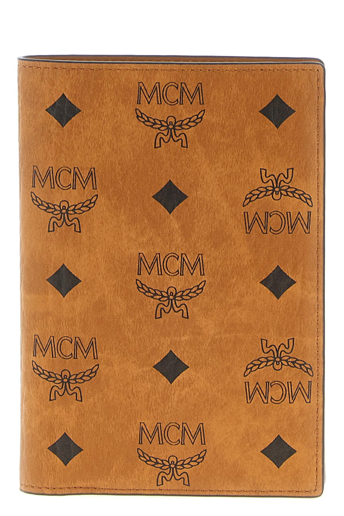 MCM OS ottomar passport holder in visetos monogram canvas